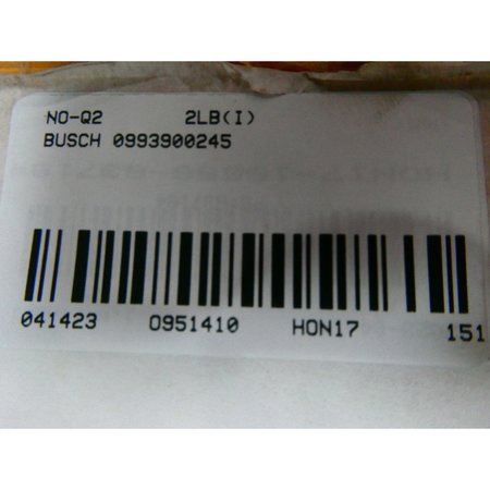 Busch 993.900.245-K Vacuum Oil Pump Filter Kit 993900245